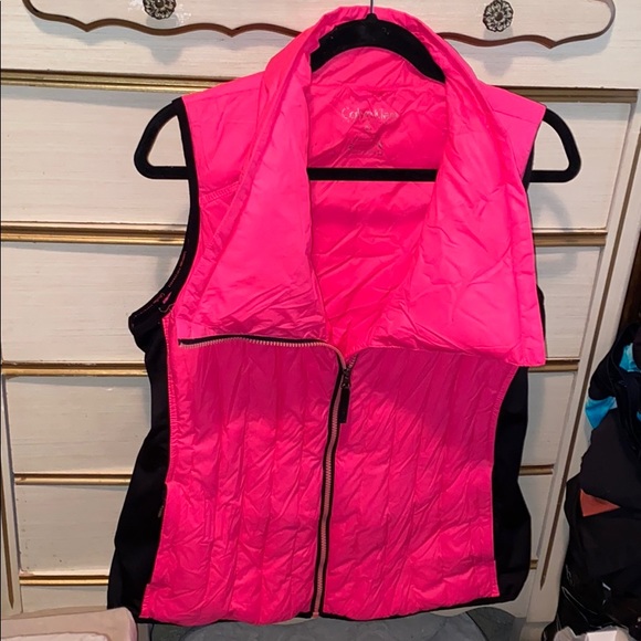 EUC Calvin Klein Performance duck down puffer vest - Picture 2 of 7